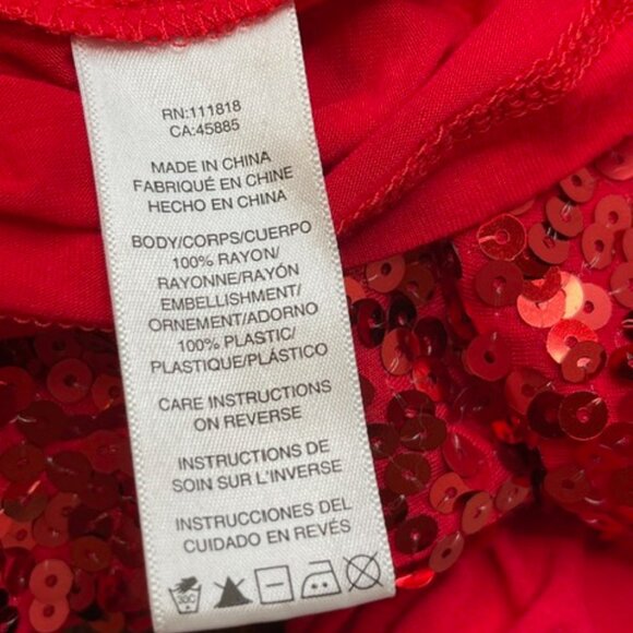 Michael Kors | Red Sequin Top - Picture 6 of 6